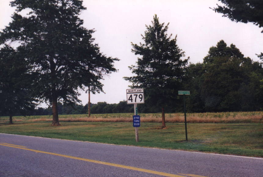 MD 479 Sign - Cambridge